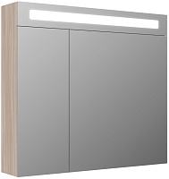 Iddis Зеркальный шкаф Mirro 80 ясень шимо